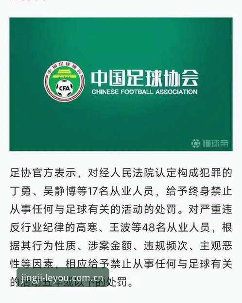 中国足协第三批禁足名单深度分析：17人终身禁赛背后的足球反腐风暴